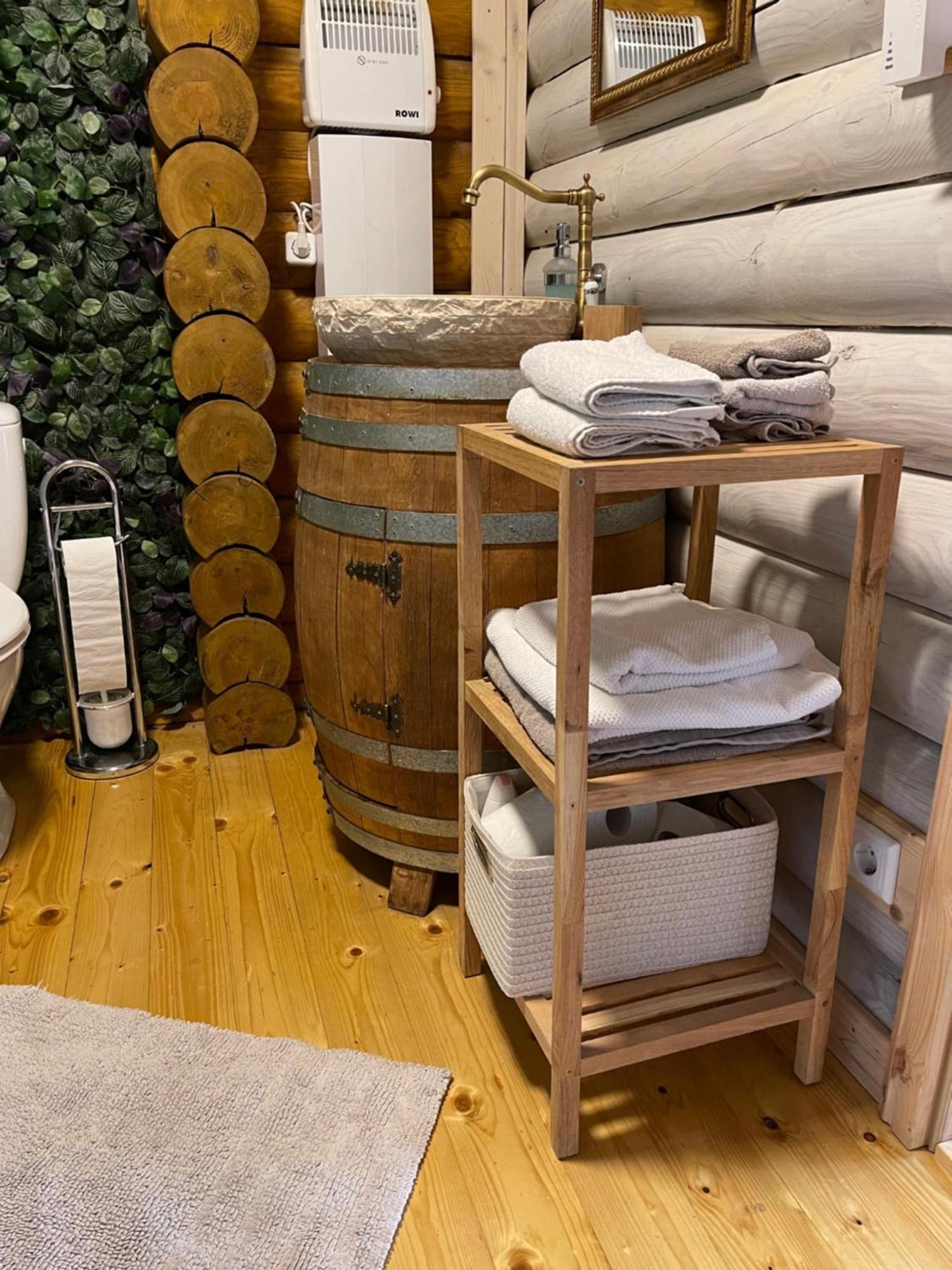 Wellness Huette Am Zwenkauer See Bei Leipzig エクステリア 写真