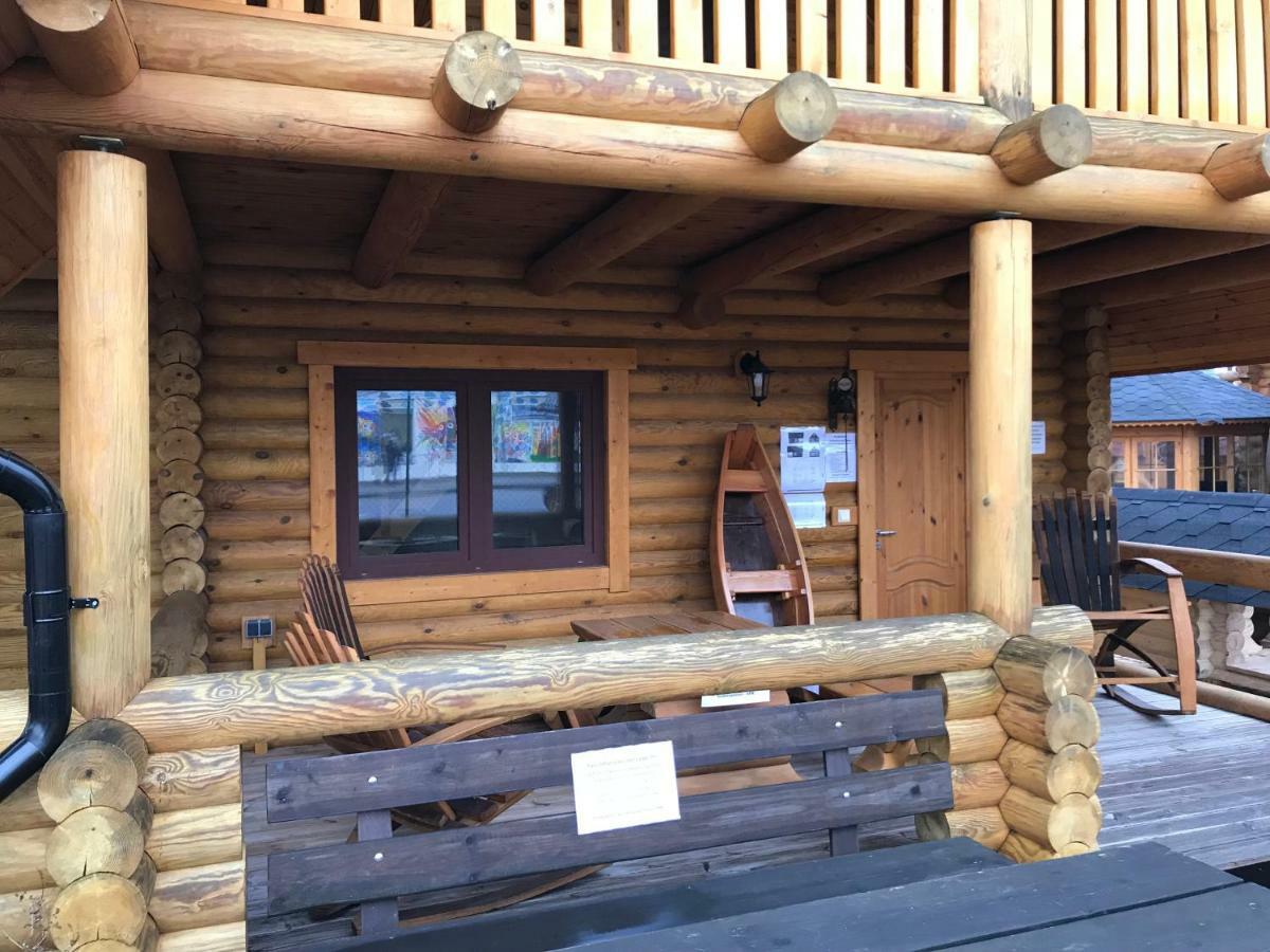 Wellness Huette Am Zwenkauer See Bei Leipzig エクステリア 写真