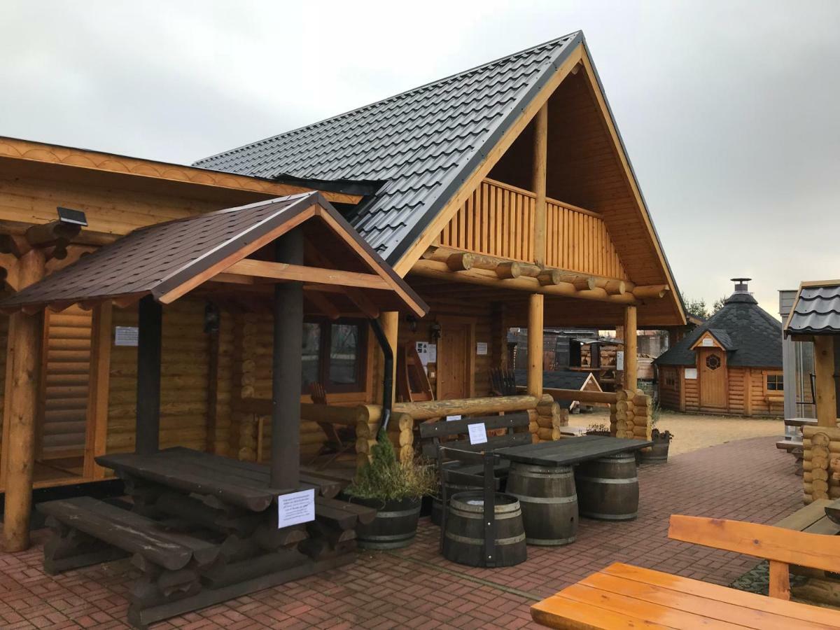 Wellness Huette Am Zwenkauer See Bei Leipzig エクステリア 写真