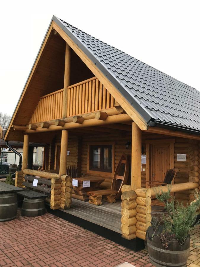Wellness Huette Am Zwenkauer See Bei Leipzig エクステリア 写真